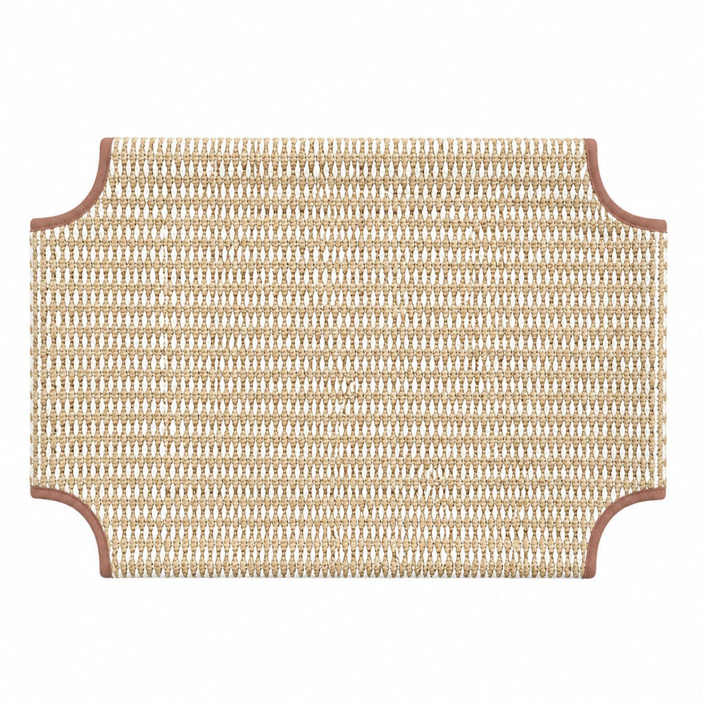 Elevated Wooden Pet Bed with Breathable Woven Cover for Cats and Small Dogs