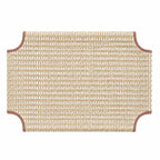 Elevated Wooden Pet Bed with Breathable Woven Cover for Cats and Small Dogs