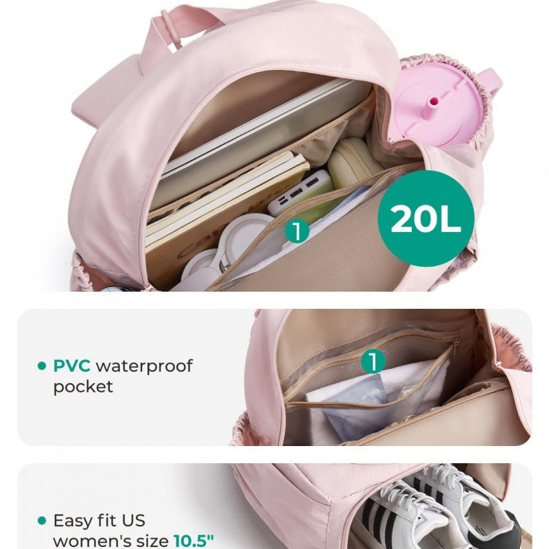 Tennis Backpack with Insulated Compartment, Racket and Shoe Storage