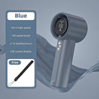 Unisex Compact Cordless High-Speed Hair Dryer with LED Display