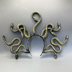 Medusa-Inspired 3D Snake Headband, Plastic Costume Accessory