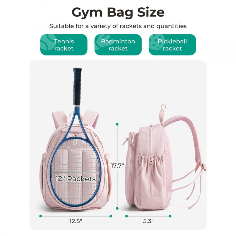 Tennis Backpack with Insulated Compartment, Racket and Shoe Storage