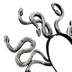 Medusa-Inspired 3D Snake Headband, Plastic Costume Accessory