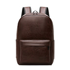 Executive Leather Backpack for Business and Travel, Fits 15-Inch Laptops