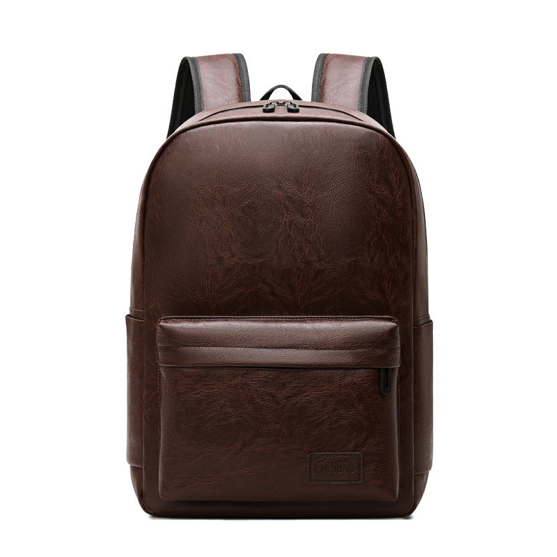 Executive Leather Backpack for Business and Travel, Fits 15-Inch Laptops