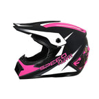 Full-Face Motocross Helmet with Extended Visor and Reinforced Chin Guard