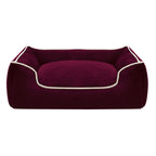 Plush Bolstered Dog Bed with Removable Machine-Washable Cover