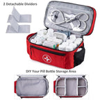 Medical Storage Bag with Shoulder Strap, Handles & Compartments