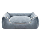 Plush Bolstered Dog Bed with Removable Machine-Washable Cover