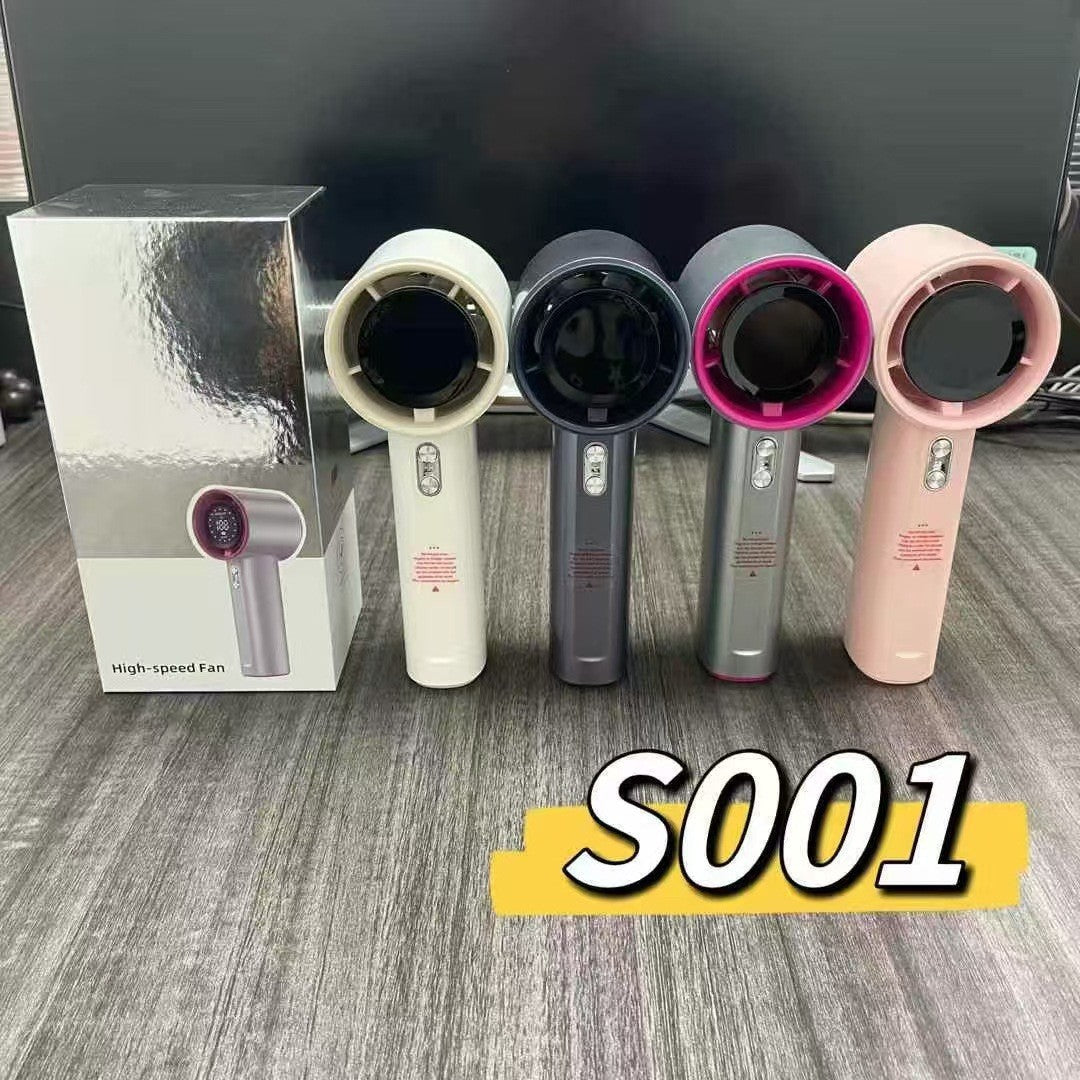 Unisex Compact Cordless High-Speed Hair Dryer with LED Display