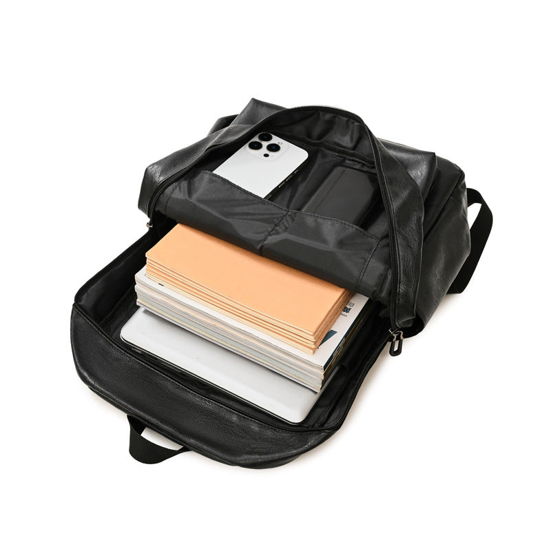 Executive Leather Backpack for Business and Travel, Fits 15-Inch Laptops