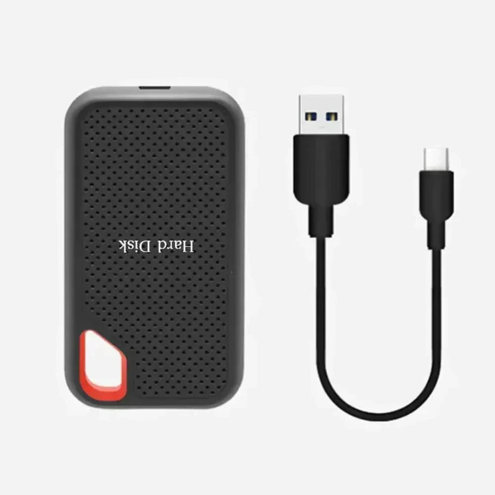 Portable External SSD with Metal Casing and USB 3.2