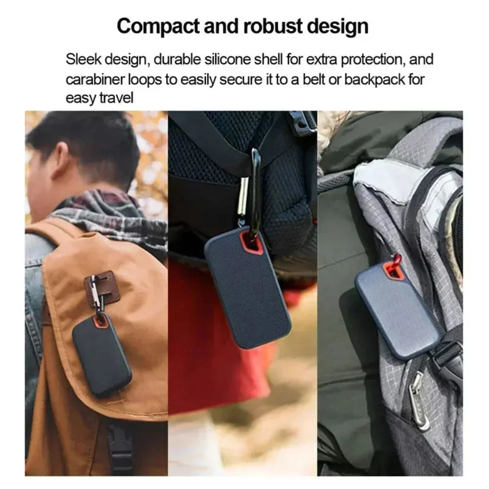 Portable External Solid-State Drive, USB 3.2, Metal Casing
