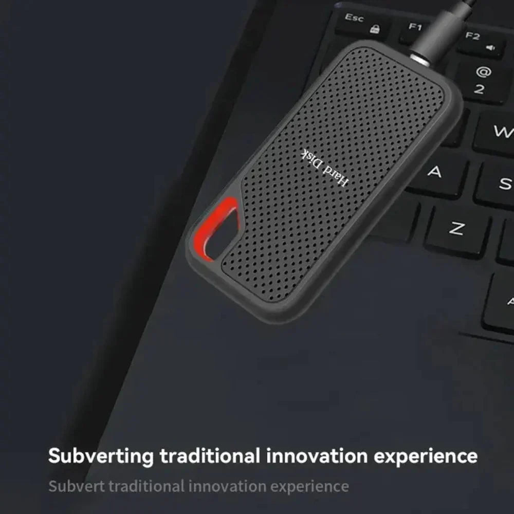 Portable External SSD with Metal Casing and USB 3.2
