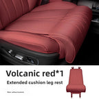PU Leather Car Seat Thigh Support Cushion with Extended Leg Rest