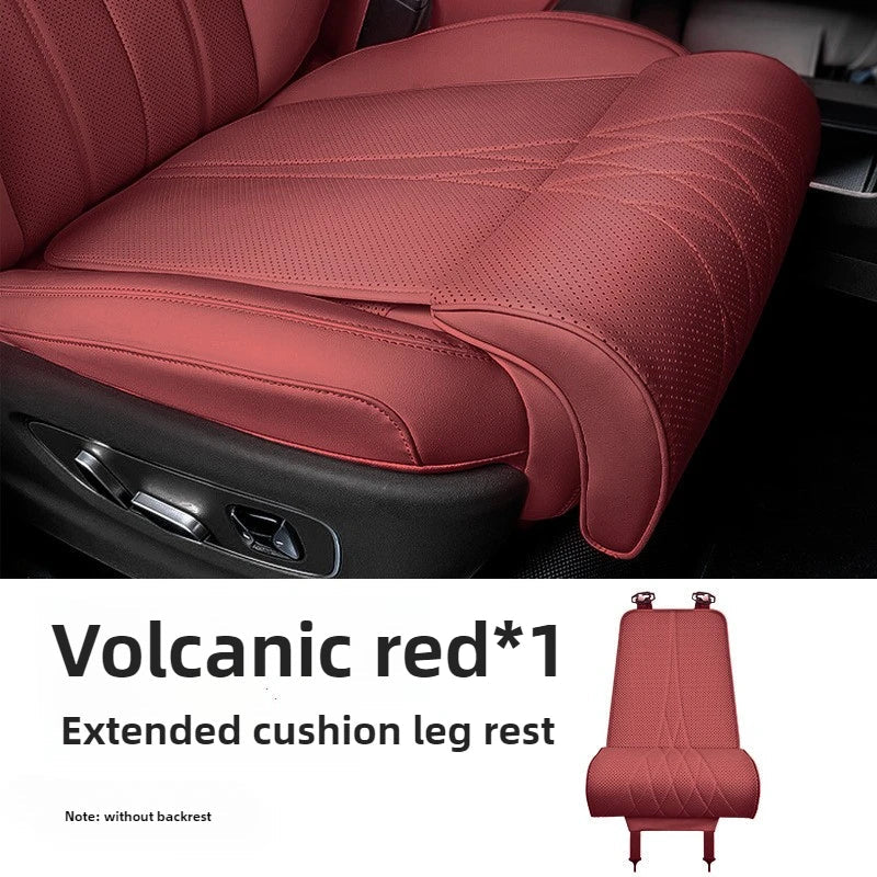 PU Leather Car Seat Thigh Support Cushion with Extended Leg Rest
