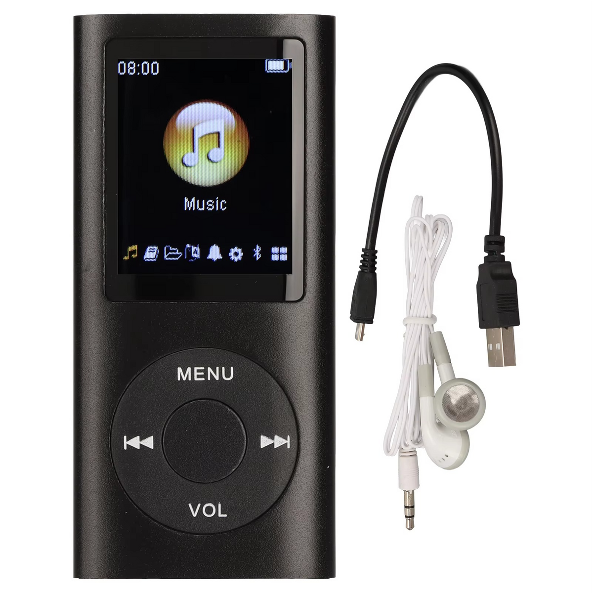 Compact MP3 Player with 1.8-Inch LCD