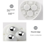 Self-Adhesive Swivel Furniture Wheels, 4-Piece Set, 100 kg Capacity