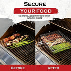 Collapsible Non-Stick Grill Basket for Meat, Fish & Vegetables