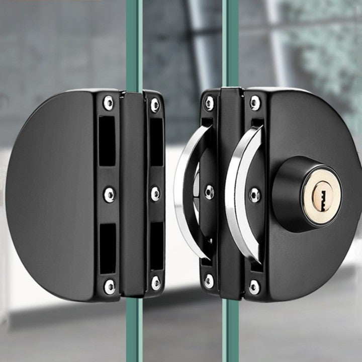 Sliding Glass Door Lock, Stainless Steel, 10–14 mm Glass