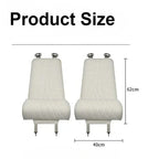 PU Leather Car Seat Thigh Support Cushion with Extended Leg Rest