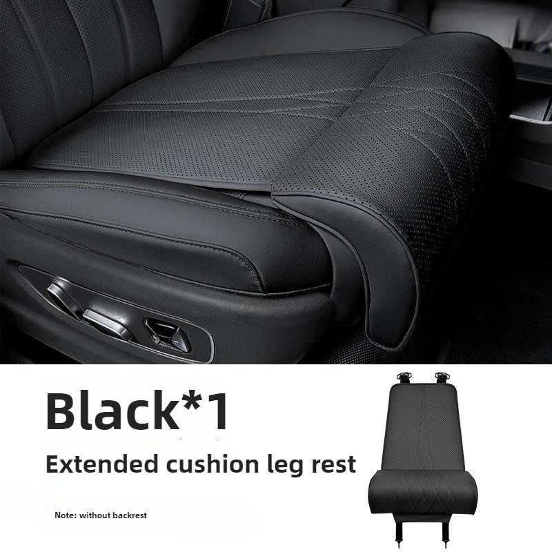 PU Leather Car Seat Thigh Support Cushion with Extended Leg Rest