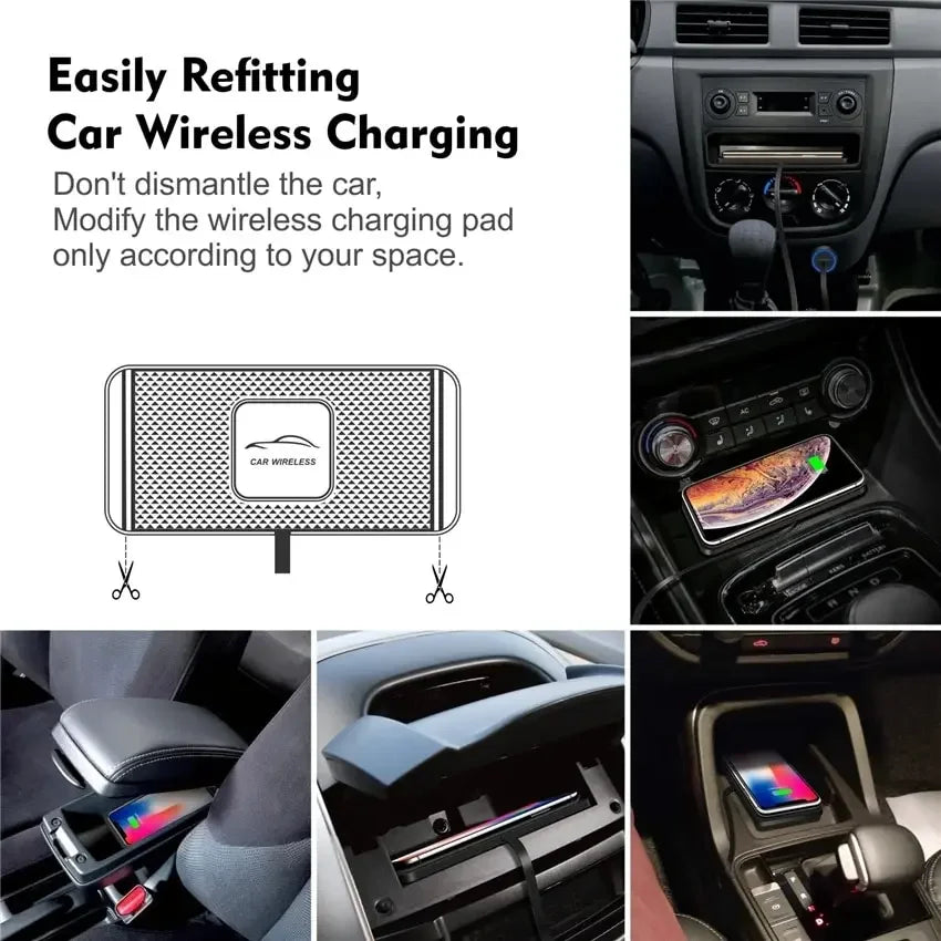 Voltigo 15W Wireless Charging Pad, Qi Charger for iPhone & Samsung
