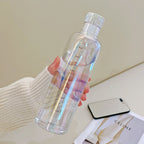 Glass Water Bottle with Printed Time Scale, 500 ml or 750 ml