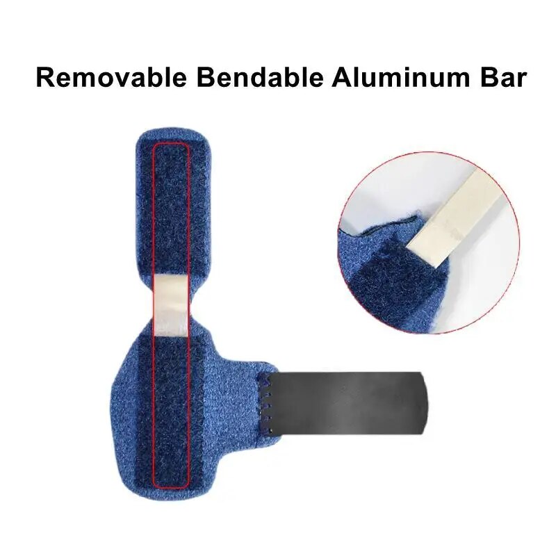 Toe Corrector Stabilizer with Bendable Aluminum Bar, Left or Right