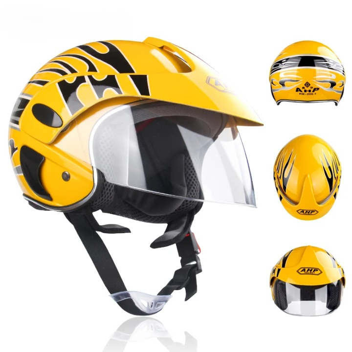 Kids’ Full-Face Motocross Helmet, Ages 3–9, ABS, 48–53 cm