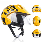 Kids’ Full-Face Motocross Helmet, Ages 3–9, ABS, 48–53 cm