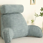 Ergonomic Back Cushion with Adjustable Headrest and Armrests