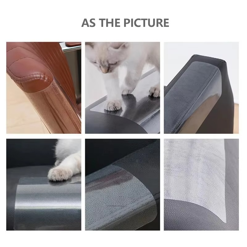 Self-Adhesive Cat Scratch Shield for Furniture, 6.5 ft or 9.8 ft