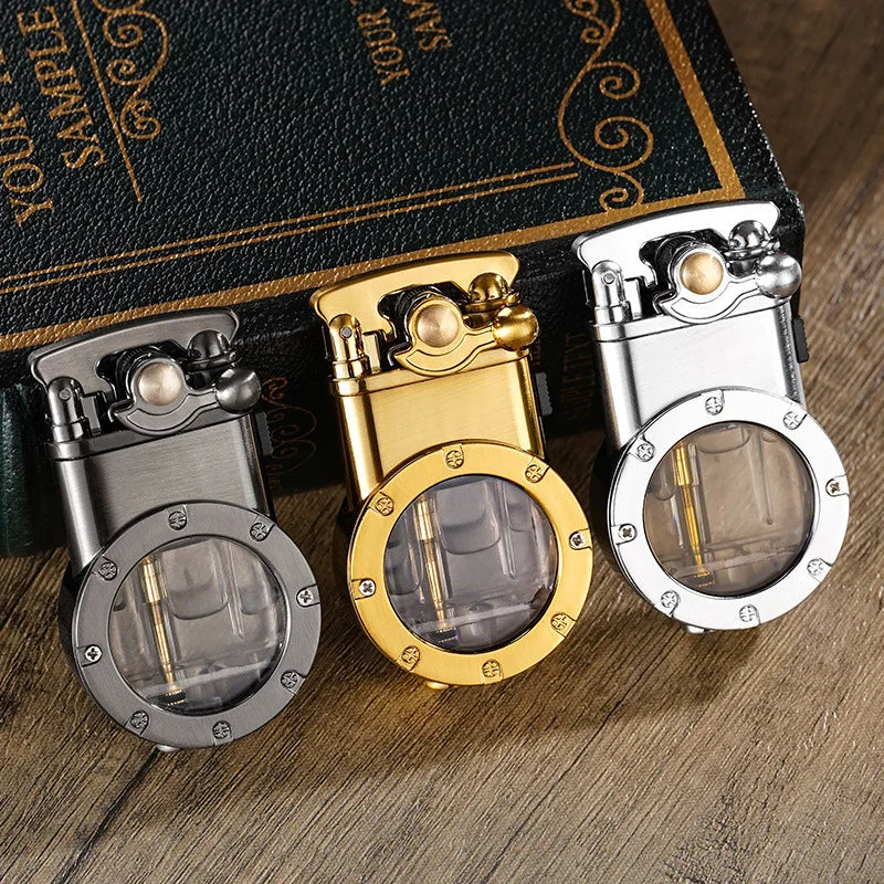 Dual Flame Metal Lighter, 42x15x72mm