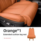 PU Leather Car Seat Thigh Support Cushion with Extended Leg Rest