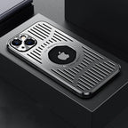 Metal MagSafe Case for iPhone 12–15 Series with Wireless Charging Support