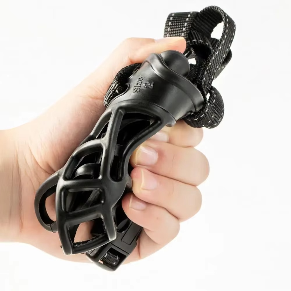 Reflective Dog Muzzle with Adjustable Strap for Walks and Training
