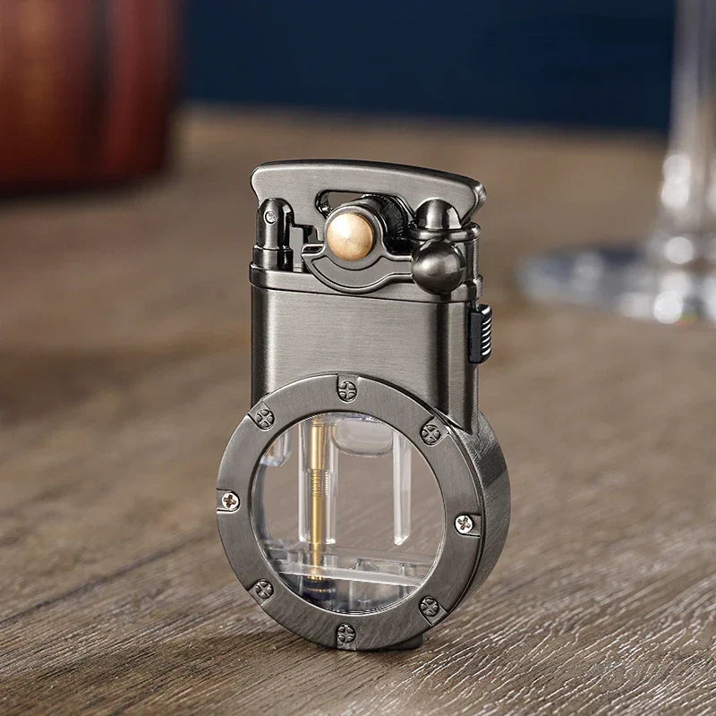 Dual Flame Metal Lighter, 42x15x72mm