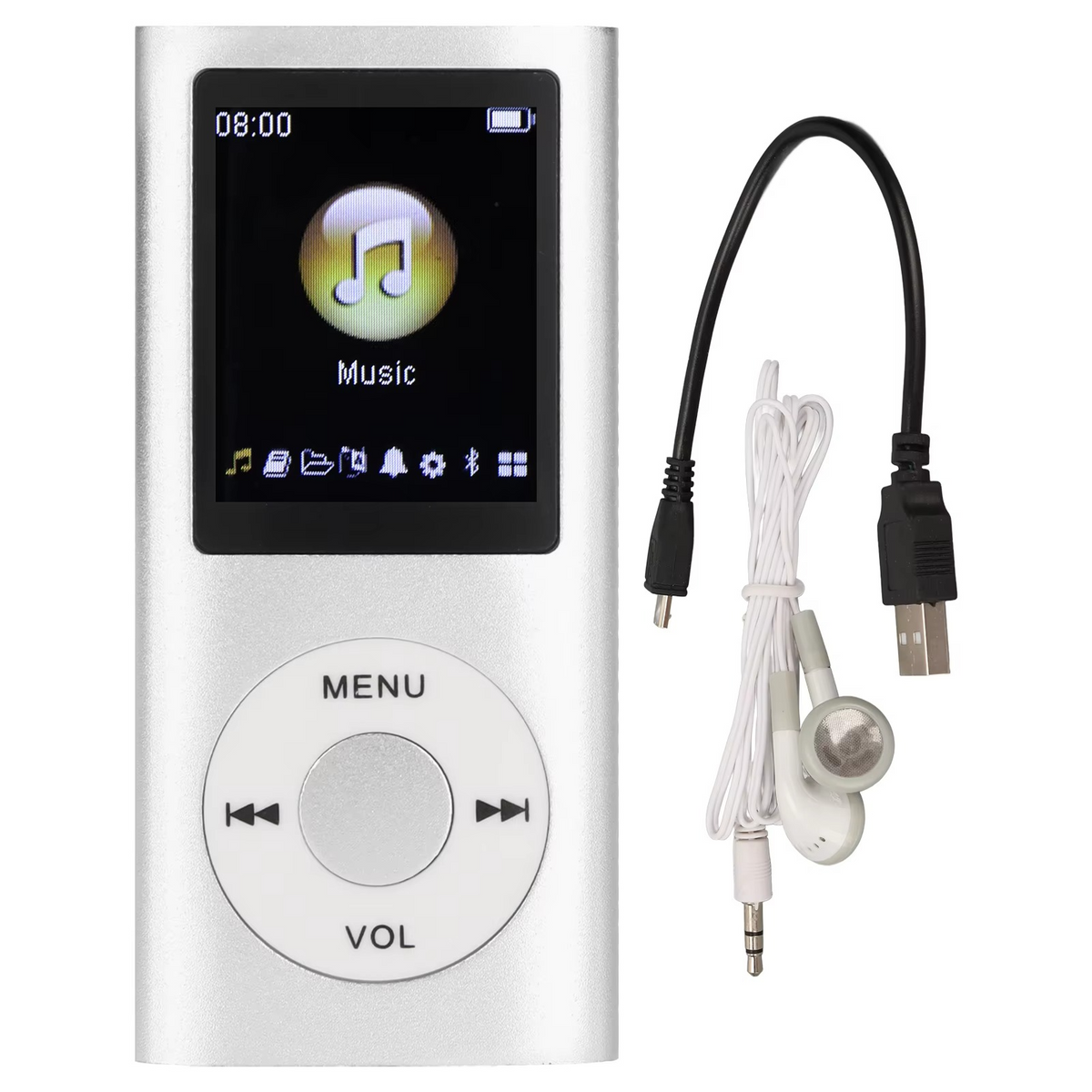 Compact MP3 Player with 1.8-Inch LCD
