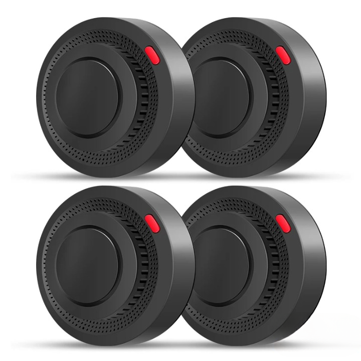WiFi Smoke and Heat Detector with 85 dB Alarm, ABS, 8.0 cm
