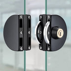 Sliding Glass Door Lock, Stainless Steel, 10–14 mm Glass