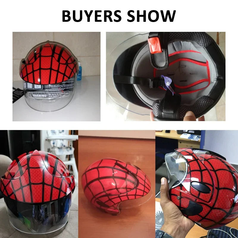 Kids’ Full-Face Motocross Helmet, Ages 3–9, ABS, 48–53 cm