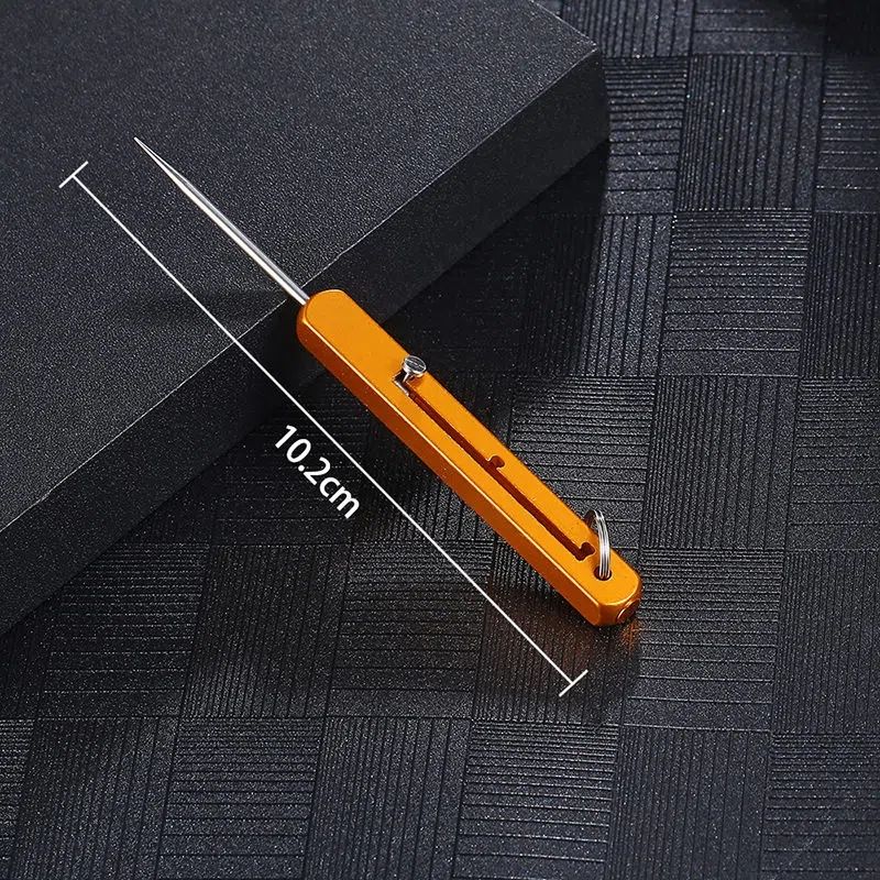 Compact Metal Outdoor Defense Tool Keychain
