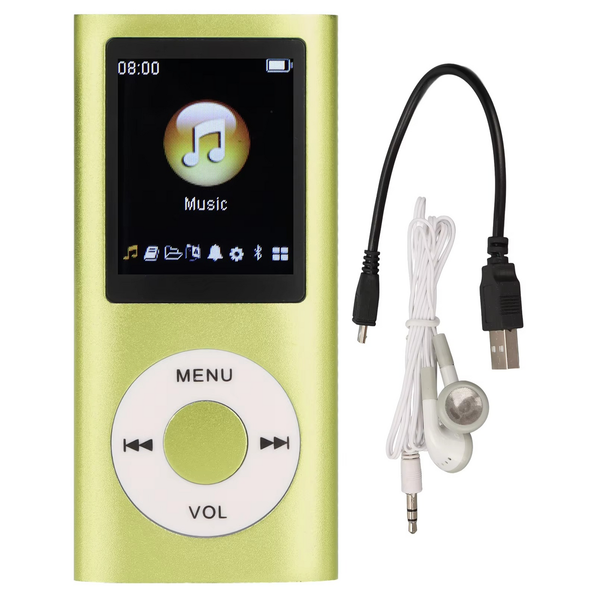 Compact MP3 Player with 1.8-Inch LCD