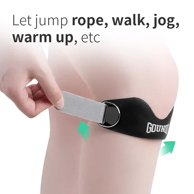 Adult Patella Knee Support Strap, 100% Polyester, Non-Woven