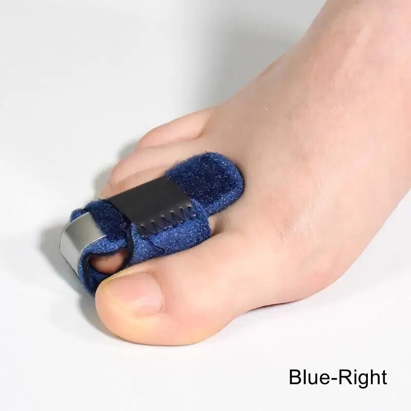 Toe Corrector Stabilizer with Bendable Aluminum Bar, Left or Right