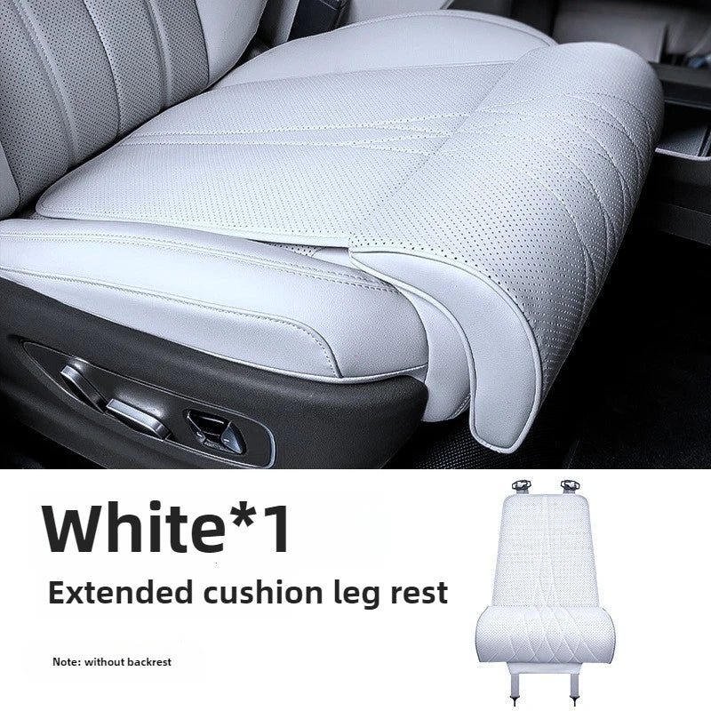 PU Leather Car Seat Thigh Support Cushion with Extended Leg Rest