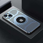 Metal MagSafe Case for iPhone 12–15 Series with Wireless Charging Support