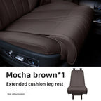 PU Leather Car Seat Thigh Support Cushion with Extended Leg Rest