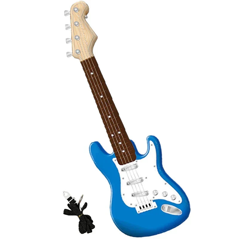 4-String Electric Guitar Toy for Kids, ABS Plastic, 43 x 15 x 4.2 cm